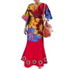 여성을위한 도매 아프리카 드레스 Dashiki Ropa 아프리카 전통 아프리카 가운 긴 아프리카 인쇄 드레스 WY3149