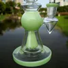 Pyramid Design Unique Shape Glass Bongs Showerhead Perc Hookahs Mini Oli Dab Rigs 4mm Bowl Water Bong Pipes c