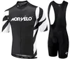 プロチームサイクリング Morvelo サイクリングセットバイクジャージセットスーツ自転車服マイヨ Ropa Ciclismo MTB キットスポーツウェア