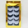 5Pairs Mixed Style Fake 3D Mink Hair Eyelashes False Eye lashes Handmade Natural Long Eyelash Fluffy Reusable 6d free ship