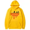 Ny 2020 Höst Vinter Varumärke Termisk Hoody Warm Stranger Things Fleece Pullover Hooded Sweatshirt Mäns Hoodies Casual Coat