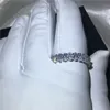 Vecalon promesse bandes de mariage bague en argent sterling 925 coupe ovale 5a Zircon Cz bagues de fiançailles pour femmes hommes bijoux de doigt J1907044934789