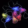 4m 20 LED Liten Bell String Fairy Lights Christmas Tree Decorations For Home Outdoor Wedding Garland Decoration Navidad4716162