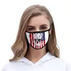 19 estilos Máscara facial de la bandera estadounidense Máscaras de diseñador lavables contra la contaminación antipolvo Máscaras del partido del Día de la Independencia de EE. UU. Para adultos y niños