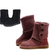 Bottes de neige en laine hautes classiques Designer-ia