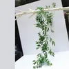 1.7M Artificial Willow Vine Folha Farmanta Plantas Videira Falske Folhagem Flores Home Decor Plástico Artificial Flor Rattan