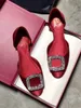 20ss Designer sandals Women Viv Mules Bikiviv Strass Sandal Real Silk Leather Low Cover heel Slippers Free Shipping