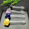 Новые цветные черепные кости стеклянные трубы Оптовые бонги горелки стеклянные водные трубы нефтяные буровые установки бесплатно