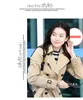 WITH LOGO British Style Trench Coat For Women New Women's Coats Spring And Autumn Double Button Over Coat Long Plus Size S-3XL