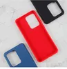 Naśladowany płyn Silikonowy TPU Case Slim Full Cover dla Samsung Galaxy S20 Ultra S20 Fe S21 Plus 100 sztuk / partia