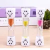 3 Minutes Sand Timer Clock Smiling Face Hourglass Decorative Household Kid Toothbrush Timer Sand Clock Gifts Christmas Ornaments Temporizador De Arena De 3 Minutos