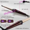 Cone Shape Hair Curling Irons Tourmaline Ceramic Professional Curly Wavy Curler Wand Roller Styling Verktyg för Salon Travel Individuell användning