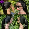 Wigs Micro Braided Lace Front Wigs Synthetic Hair for Black Women African American Braids Havana Twist Wig