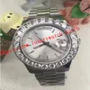 12 Style Luksusowe zegarki Kobieta Bigger Diamond 18K White Gold Watch Automatyczny ruch Sapphire Luminous Waterproof z opaską 41 mm Mechanical Men Watchs