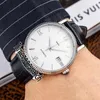 Nouveau Calatrava 5120 Automatique Montre Homme Acier Lunette Cannelée Texture Noire Cadran Bâton Marqueurs Romains Montres En Cuir Noir Timezonewatch E82a1