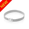 Neuankömmling Reflexions Handkettenarmband Originalverpackung für Pandora 925 Sterling Silber Armbänder für Männer Frauen