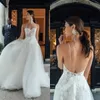Mira Zwillinger Beach Wedding Dresses 2019 A Line Lace Appliques Backless Boho Wedding Dress Custom Made Vestidos De Novia Bridal Gowns