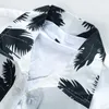 Erkek Hawaii Gömlek Erkek Rahat Camisa Masculina Baskılı Plaj Gömlek Kısa Kollu Marka Giyim Asya Boyutu 5XL C18122701