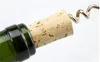 Mango de madera creativo nuevo abrelatas del vino de mano de acero inoxidable Botellas Abridores Held doble bisagra Sacacorchos simple durable de la venta caliente