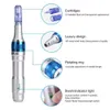 Stylo Derma Dr sans fil Rechargeable Ultima A6, rouleau de tampon à micro-aiguilles avec cartouches d'aiguilles réglables de 0.25 à 2.5mm