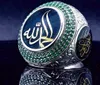 2019 New Fashion esagerato stile turco Arabia Star Prince Sapphire Crystal Lucky Stone Inlay Ring Lovers Regali di compleanno per gli uomini all'ingrosso