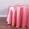 Table cloth 1pcs Satin Tablecloth 57''90''120'' White Black Solid Color For Wedding Birthday Party