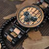 Wooden Men Watches Relogio Masculino Top Luxury Stylish Chronograph Military Watch Great Gift for Man OEM7718930