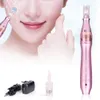 Mini prodotto di bellezza Ricaricabile Luce portatile elettrica Auto Micro Needling Derma Pen Microneedles per dispositivo di ringiovanimento della pelle