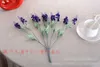 Romantik Provence dekorasyon Lavanta Yapay Çiçekler Çiçek Buket Baş Simülasyon Lavanta Çiçekler Yüksek Kaliteli GB577