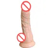 Dildo del silicone realistico del pene maschio flessibile con la ventosa vibrazione dei grandi giocattoli del sesso del cazzo per la donna masturbatori femminili