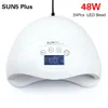 SUN X5Plus 80W48W Lampada UV a LED Lampada ad asciugatura rapida per asciuga unghie Lampada per ghiaccio per curare gli strumenti per nail art con smalto gel UV7649617