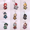 Boku no Hero Academia PVC Soft KeyChain Pendant My Hero Academia Gift Llavero Chaveiro smycken Tillbehör Llavero Chaveiro9731280