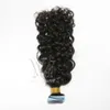VMAE Malezya kütikül hizalanmış vrigin remy saç doğal siyah 100g 2.5g/parça su dalga bandı ins insan saçı uzantılar