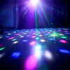 4 In 1 LED Laser Stage Lighting DMX 512 LED Beam Light DJ Disco Party Lights RG Laser Gobos Mixed Strobe Par Light for Holiday Xmas Party