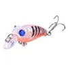 Hengjia Nouvelle arrivée mix 9 couleurs 4.5cm 4G 10 # hameçons leurres de pêche crankbait pêche appât dur gros leurres Crank CB005