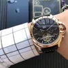 hommes d'affaires de luxe montres mode homme montres-bracelets mécaniques automatiques tous les sous-cadrans fonctionnent montre bracelet en cuir véritable pour hommes Valentine cadeau montre de luxe