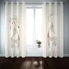 Skräddarsy Blackout 3D Curtain Printing Window Drapes för vardagsrum Sovrum Ktchen Gardiner Fönsterdjur