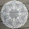 Nakış masası mat placemats dantel ped tığ işi doları bardak koza kupa bardak altlıkları yemek 42cm yuvarlak placemat mutfak