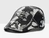 Coton Casquette Plate Bill Chapeau Gavroche Ivy Cabbie Drving Chapeau Chasse Golf Hommes Femmes Réglable Gatsby Mode Camouflage 1985 Embroi75548633071975