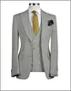 Burgundy Noivo Smoking pico lapela Groomsmen Mens vestido de casamento Excelente Homem Jacket Blazer 3 Piece Suit (Jacket + Calças + Vest + Tie) 681