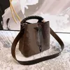 20 Presbyopic Female Bag New Soft Leather Bucket Hand The Bill of Lading Shoulder Handbag Messenger Girls Women High Quality Fashion Package