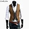 Mens Suit Vest Custom made Brand Designer Formal Business Dress Slim Fit Gilet Male Sleeveless Waistcoat