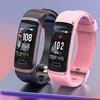 GT101 Smart Watch Mężczyźni Bransoletka Monitor w czasie rzeczywistym Tętno Sleeping Najlepsza para Fitness Tracker Różowe Fit Kobiety