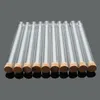 10pcs/pack Lab Glass Test Tube With Cork Stoppers 15x150mm Laboratory School Educational Supplies