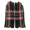 Femmes Plaid Gants chauds Mode Vélo d'hiver mitaines extérieur laine Vérifiez Warmer mitaines Gants d'entraînement Grille TTA1843