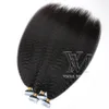 VMAE Hair indiano Single 100g cor natural reta 100% não processado fita de cabelo humano vir extensão de cabelo humano