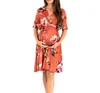 Pregnant women summer dress 2019 fashion Vneck clothing mother casual clothing postnatal women wear 1AR510DS13R7607396