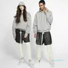 Mode-Hommes Sweats à capuche de haute qualité Célèbres Hommes Femmes Couples Casual Pull Sweat Hommes Sweat à capuche gris taille S-XL