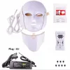 LED FACIAL MASK 3/7 Färg LED Photon Facial Mask Wrinkle Acne Removal Face Hud Föryngring Ansiktsmassage Skönhetsmask