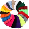 Winterhoed Slouch beanie hoeden gebreide hoed oversized beanie schedel petten snoep kleur hoed sport feestje decor kerstcadeau gunst hoeden